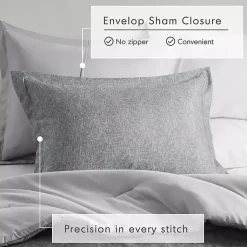 Kirklands Home Comforters|Chambray 2-pc. Twin/Twin XL Comforter Set Gray