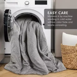 Kirklands Home Comforters|Chambray 2-pc. Twin/Twin XL Comforter Set Gray