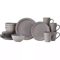 Kirklands Home Dinnerware|Charisma 16-pc. Dinnerware Set Gray