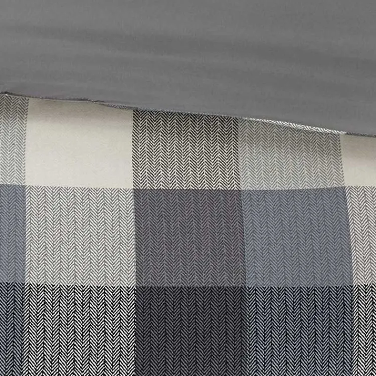 Kirklands Home Comforters|Gray Check California King 7-pc. Comforter Set