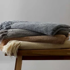Best Chenille Fringe Throw Blankets & Throws