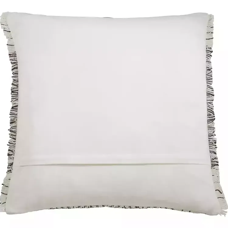 Sale Gray Chevron Long Stitch Square Throw Pillow Pillows