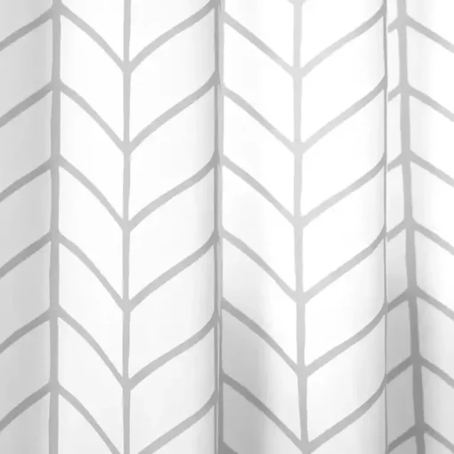 Kirklands Home Curtains & Drapes|Chevron 2-pc. Curtain Panel Set, 84 in. Gray