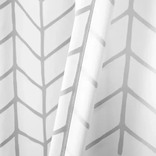 Kirklands Home Curtains & Drapes|Chevron 2-pc. Curtain Panel Set, 84 in. Gray