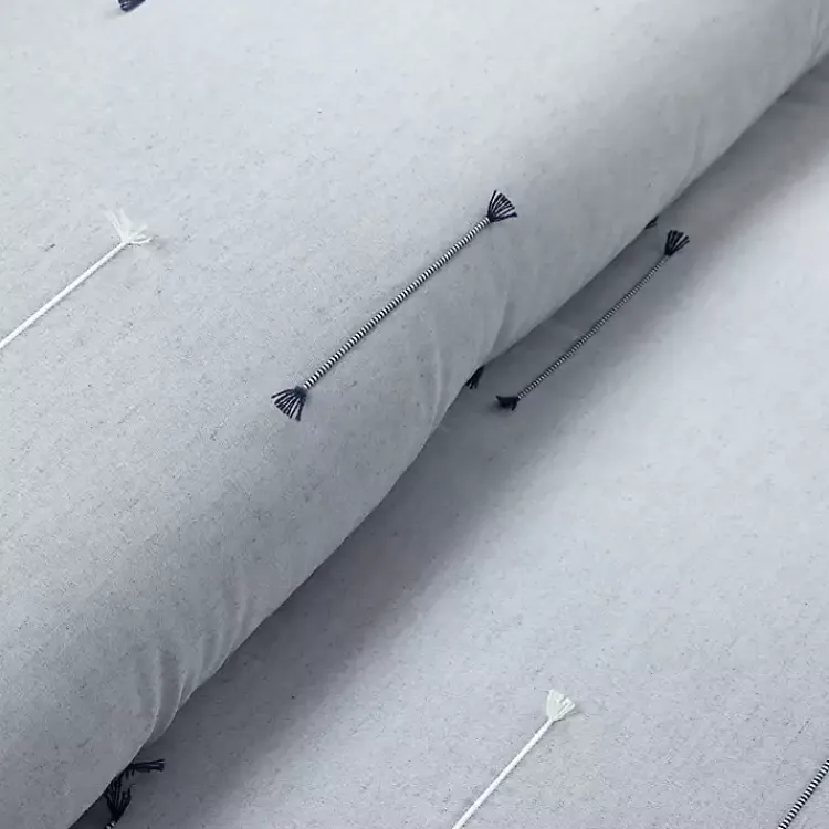 Kirklands Home Comforters|Clip Jacquard 3-pc. King Comforter Set Gray