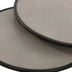 Kirklands Home Accent Chairs|Concrete Nesting Accent Tables, Set of 2 Gray