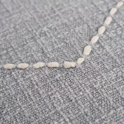 Clearance Diamond Kantha Stitched Throw Pillow Pillows