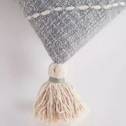 Clearance Diamond Kantha Stitched Throw Pillow Pillows