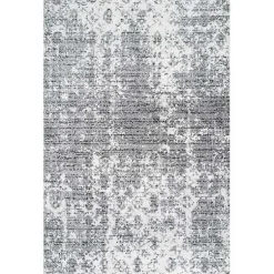 Kirklands Home Area Rugs|Gray Distressed Power Loomed Area Rug, 8x12