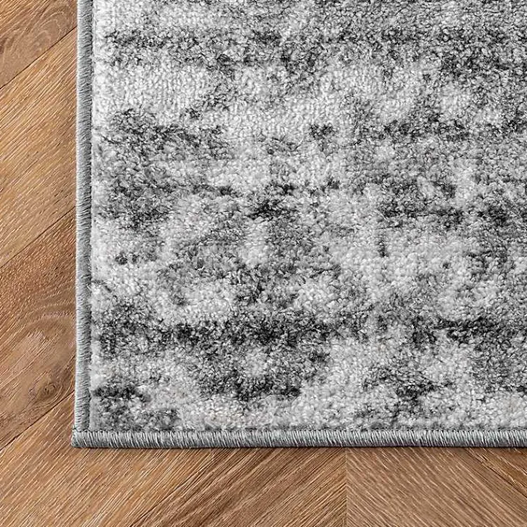 Kirklands Home Area Rugs|Gray Distressed Power Loomed Area Rug, 8x12