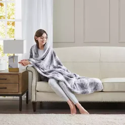 Discount Faux Fur Oversized Throw Blanket Blankets & Throws