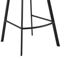 Kirklands Home Bar Stools & Counter Height Stools|Faux Leather Carise Swivel Counter Stool Gray