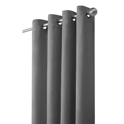 Kirklands Home Curtains & Drapes|Faux Suede Blackout Curtain Panel, 63 in. Gray