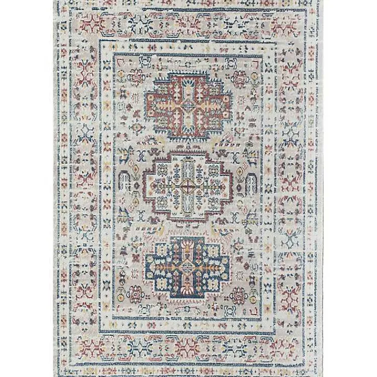 Kirklands Home Area Rugs|Gray Flaxen Sundara Gabriel Area Rug, 5x7
