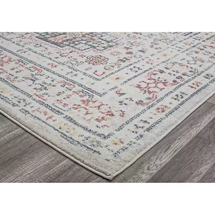 Kirklands Home Area Rugs|Gray Flaxen Sundara Gabriel Area Rug, 5x7