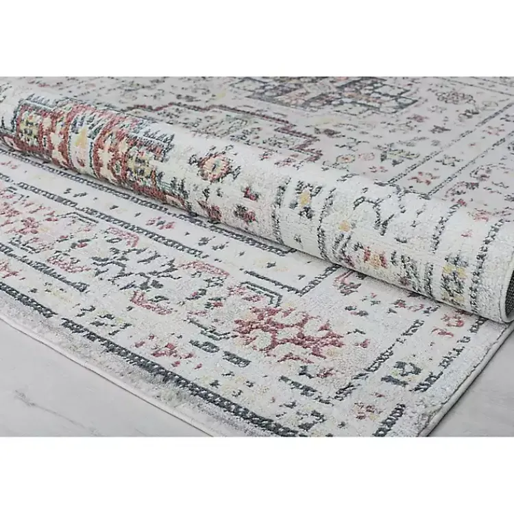 Kirklands Home Area Rugs|Gray Flaxen Sundara Gabriel Area Rug, 5x7