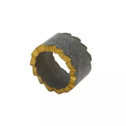 Kirklands Home Table Linens|Geode Artistry Napkin Rings, Set of 4 Gray