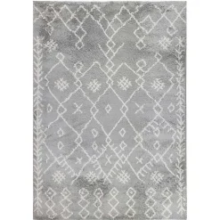 Kirklands Home Area Rugs|Geometric Area Rug, 5x8 Gray