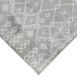 Kirklands Home Area Rugs|Geometric Area Rug, 5x8 Gray