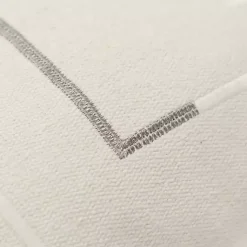 Online Gray Geometric Woven Lines Throw Pillow Pillows