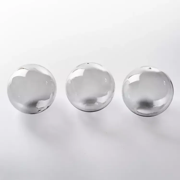 Discount Glass Orbs, Set of 3 Bowl Filler