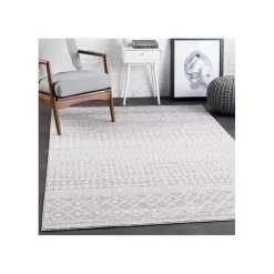 Kirklands Home Area Rugs|Gray Global Pattern Area Rug, 5x7