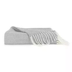 Sale Herringbone Throw with Fringe Blankets & Throws