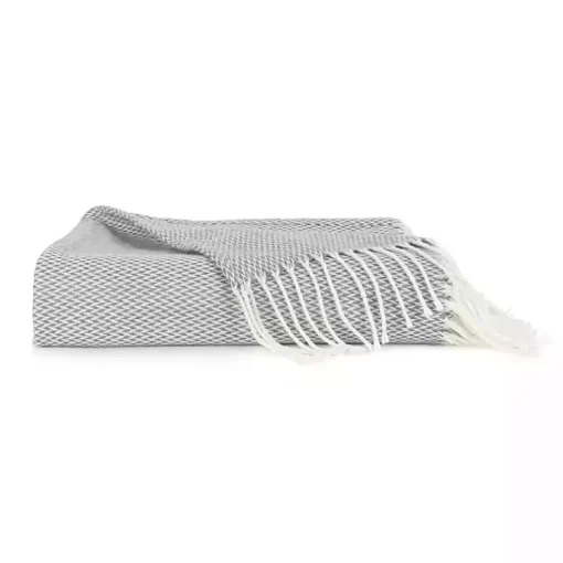 Sale Herringbone Throw with Fringe Blankets & Throws