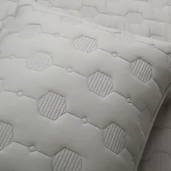 Kirklands Home Quilts|Hexagon Honeycomb 3-pc. Cali King Quilt Set Gray