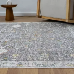 Kirklands Home Area Rugs|Gray Ivory Accent Rug, 2x3