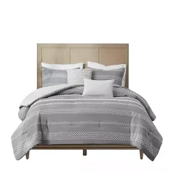 Kirklands Home Comforters|Jacquard 5-pc. California King Comforter Set Gray
