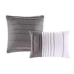 Kirklands Home Comforters|Jax Plaid 5-pc. Full/Queen Comforter Set Gray