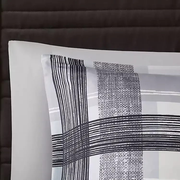 Kirklands Home Comforters|Jax Plaid 4-pc. Twin/Twin XL Comforter Set Gray