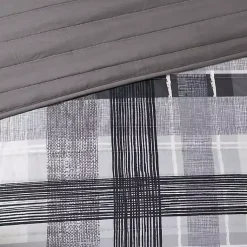 Kirklands Home Comforters|Jax Plaid 4-pc. Twin/Twin XL Comforter Set Gray