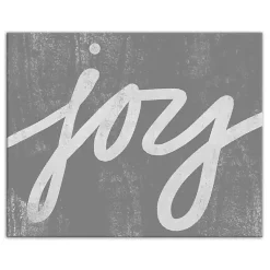 Hot Joy Script Canvas Art Print Christmas Art & Wall Decor