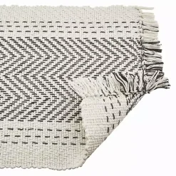 Kirklands Home Table Linens|Kantha Stitch Placemats, Set of 4 Gray