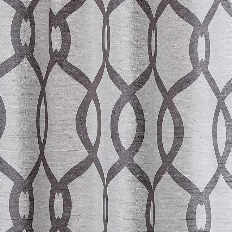 Kirklands Home Curtains & Drapes|Kenzie Curtain Panel Set, 108 in. Gray