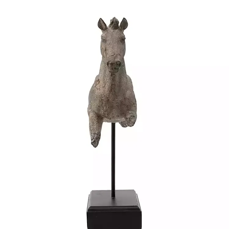 Online Gray Legless Horse Statue Statues & Figurines