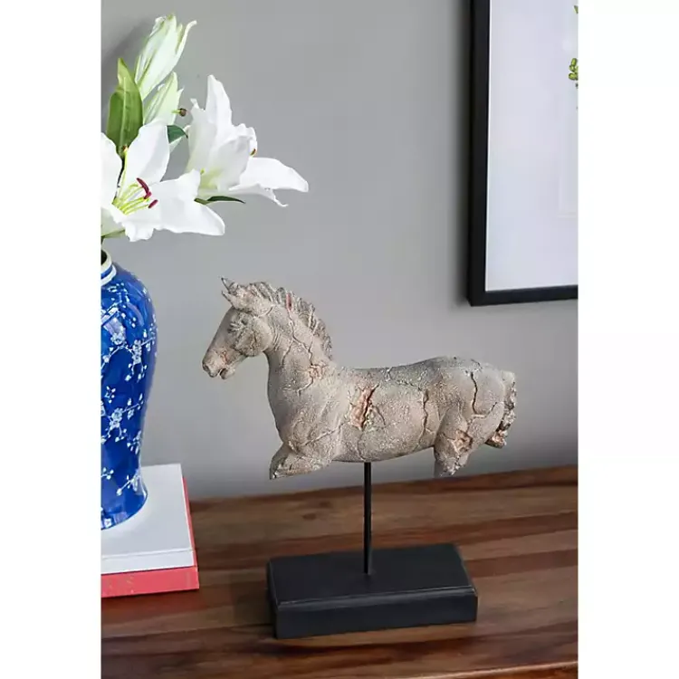 Online Gray Legless Horse Statue Statues & Figurines