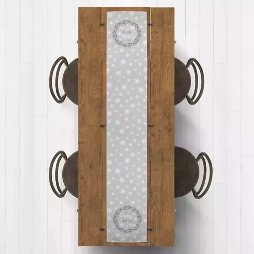 Let It Snow Table Runner, 72 in. Christmas Dining & Entertaining