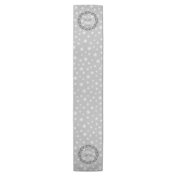 Let It Snow Table Runner, 72 in. Christmas Dining & Entertaining