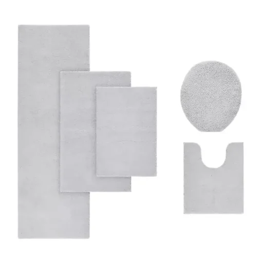 Kirklands Home Bathroom Rugs|Marshmallow Contour Bath Mat, 24 in. Gray