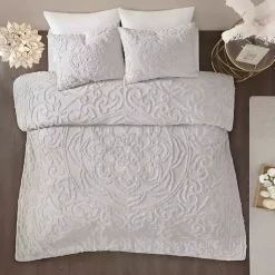 Kirklands Home Comforters|Medallion Full/Queen 3-pc. Comforter Set Gray