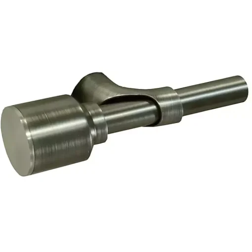 Kirklands Home Curtain Rods & Hardware|Gray Metal Blackout Finial Curtain Rod, 36 in.