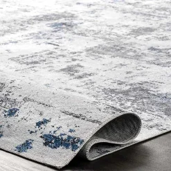Kirklands Home Accent Rugs|Gray Modern Abstract Washable Runner