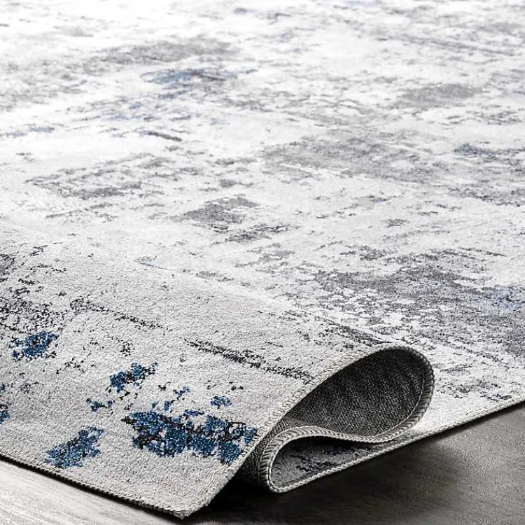 Kirklands Home Accent Rugs|Gray Modern Abstract Washable Runner