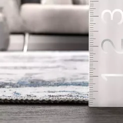 Kirklands Home Accent Rugs|Gray Modern Abstract Washable Runner
