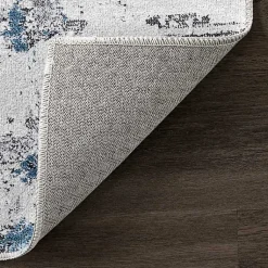 Kirklands Home Area Rugs|Gray Modern Abstract Washable Area Rug, 5x8