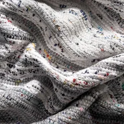 Kirklands Home Area Rugs|Gray Mottled Stripe Tassel Area Rug, 8x10