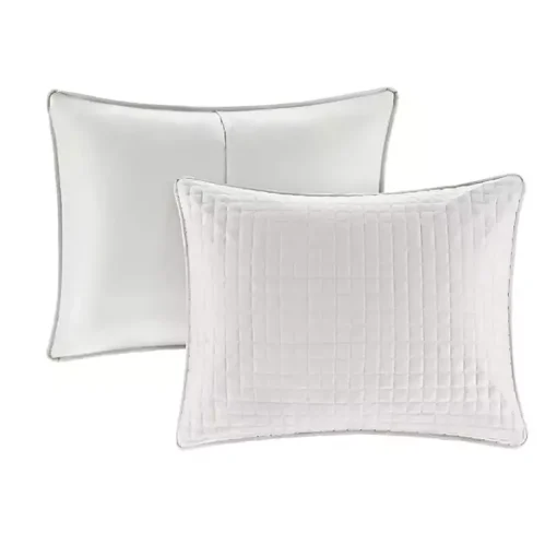 Kirklands Home Bedspreads & Coverlets|Nash 3-pc. Reversible King Coverlet Set Gray